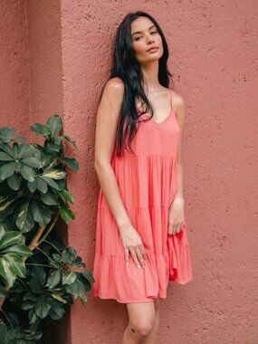 Miami Mini Dress | Coral